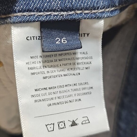 Citizens of Humanity Vintage Premium 5 Button Raw Hem Bootcut Jeans Size 26 - Picture 4 of 10